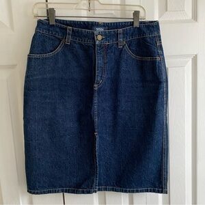 TRAFALUC JEANS Dark Wash Denim Skirt Size 8